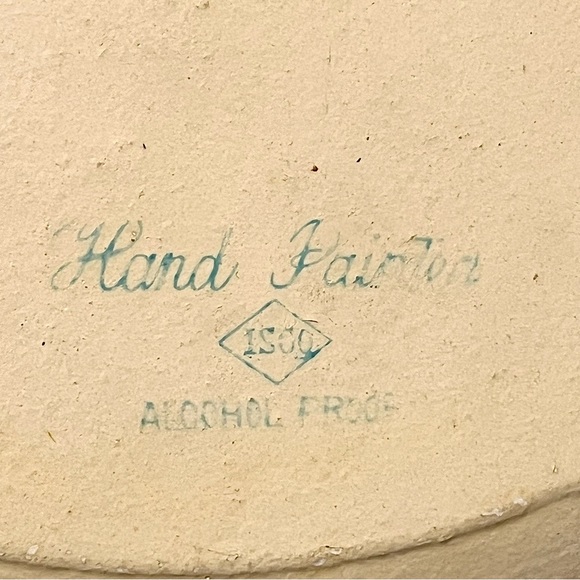 ISCO Vintage hand painted Rooster Paper Mache Alcohol Proof Plate - Picture 3 of 4